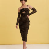 Flower Bloom midi dress