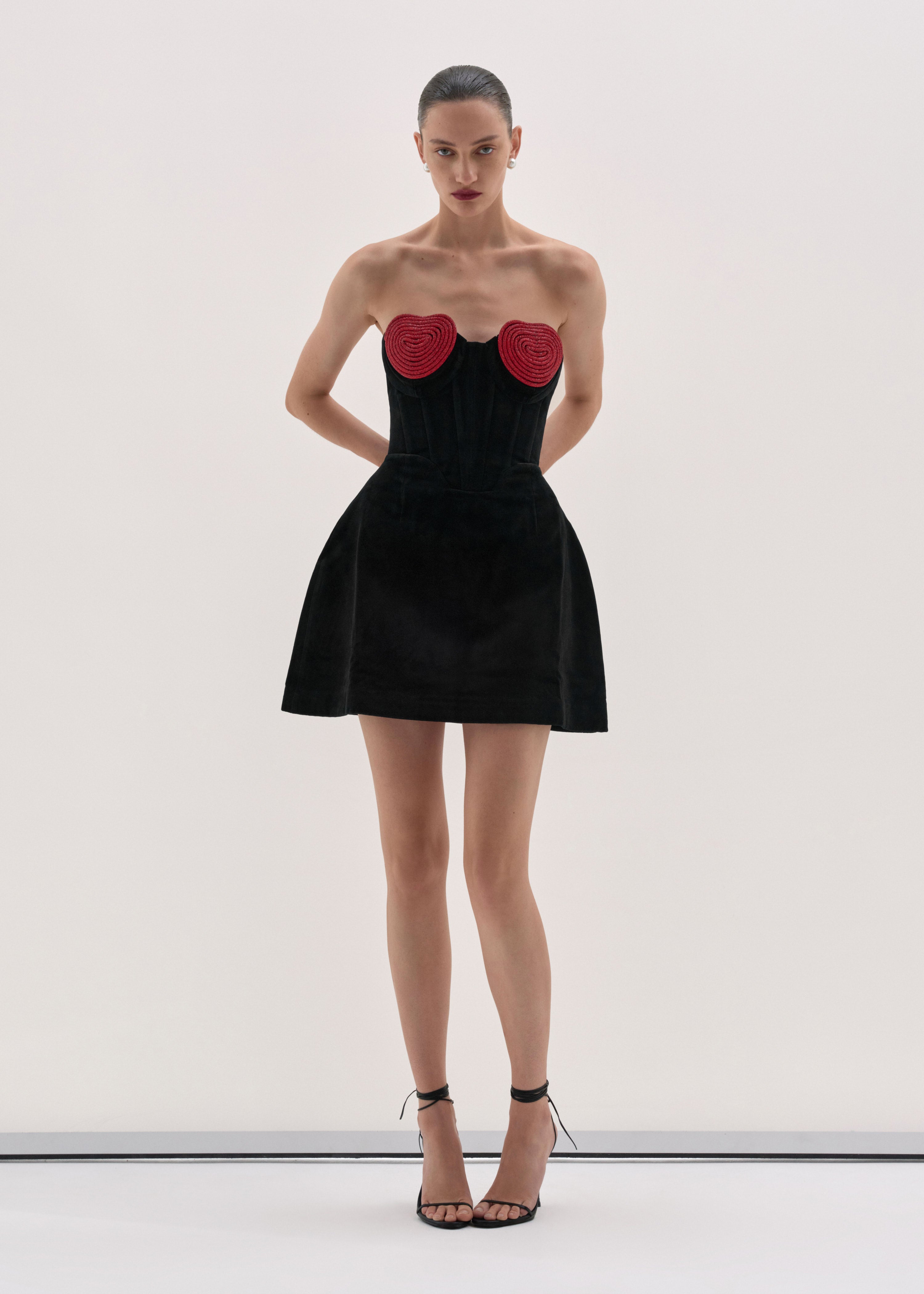 Red Crystal Heart dress – Marianna Senchina