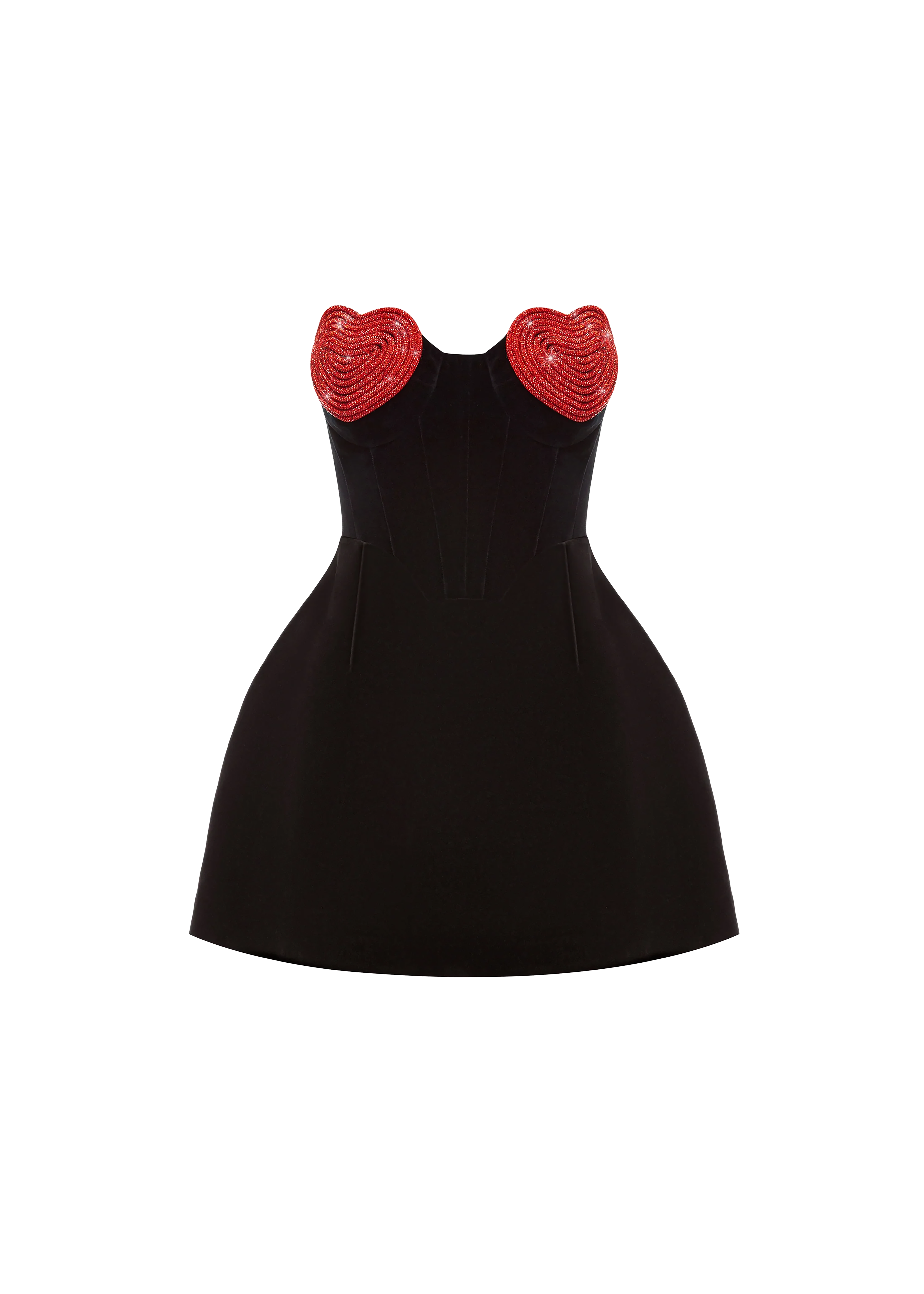 Red Crystal Heart dress XS Red Crystal Heart dress XS