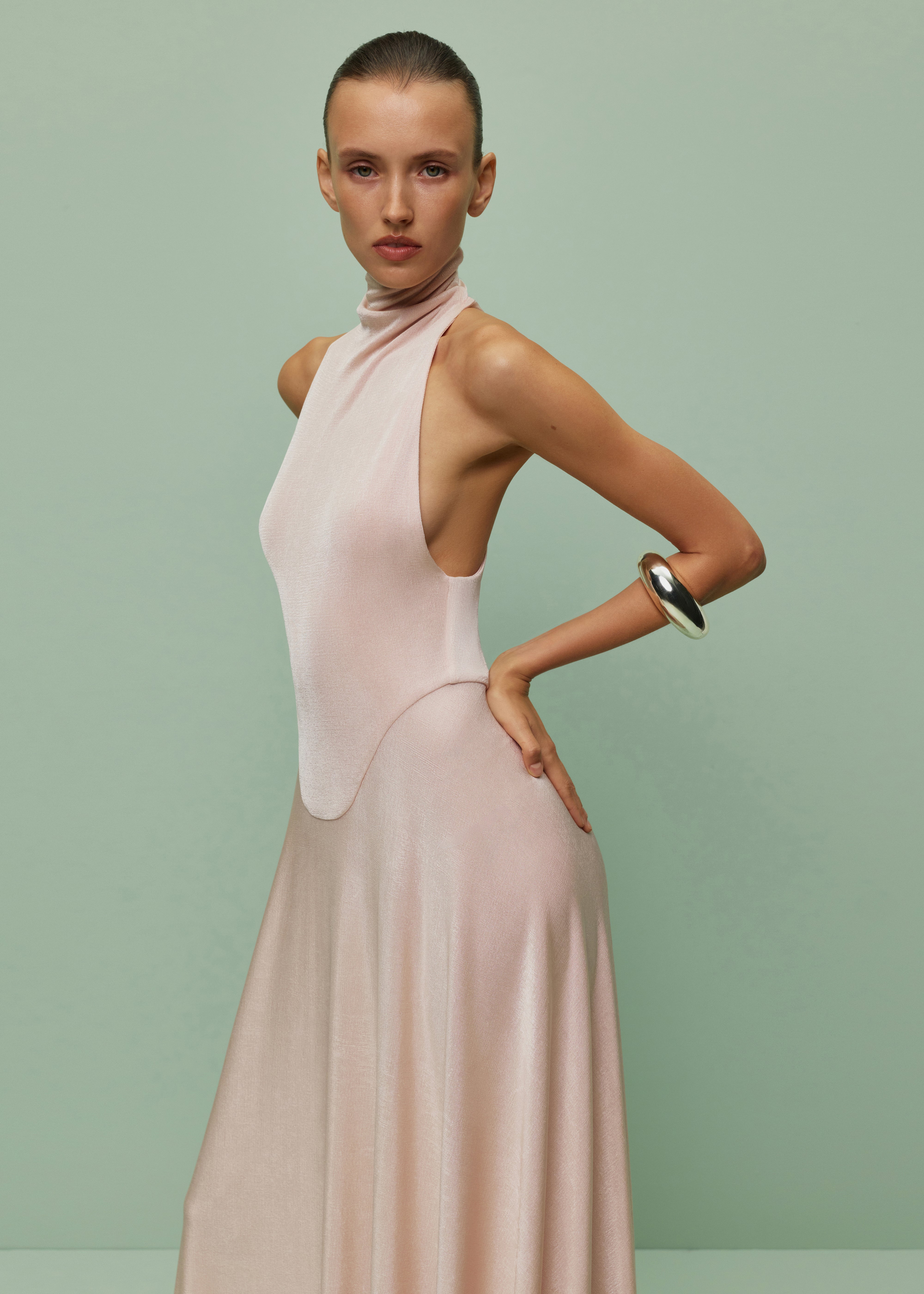 alex maxi dress Alex Chiffon Maxi Dress / Blue | MESHKI