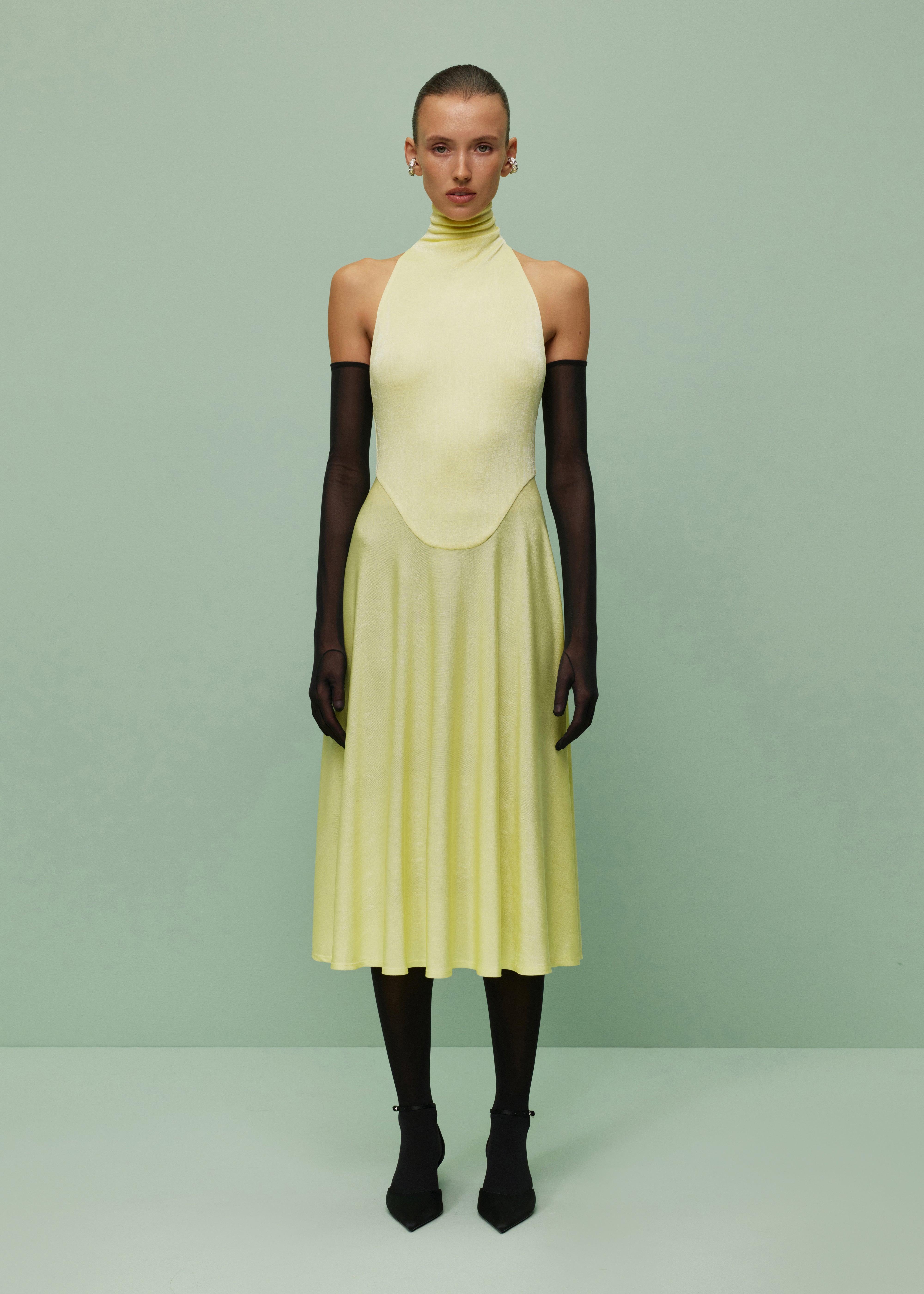 alex midi dress Lovers and Friends Alex Midi Dress in Emerald Green