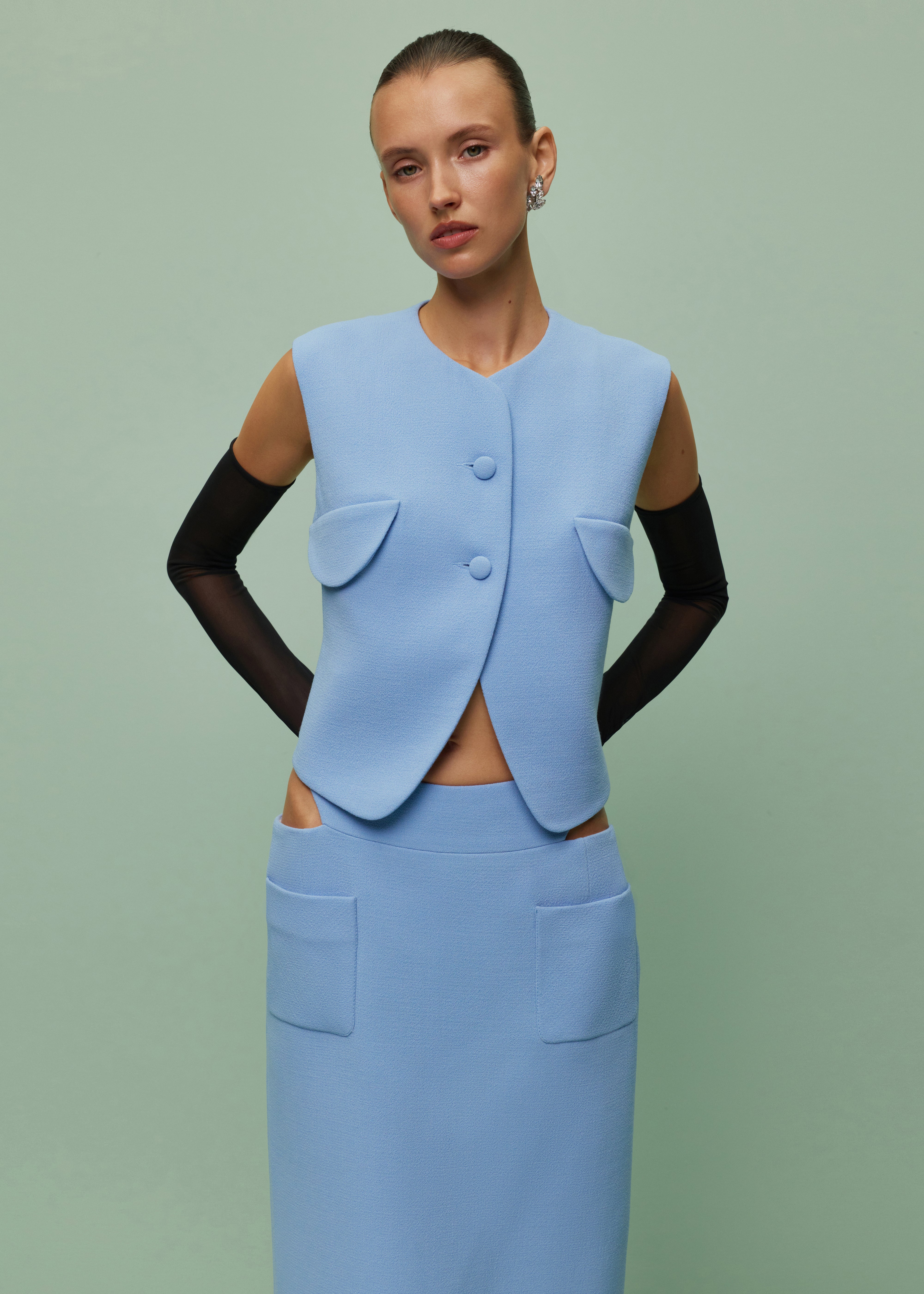 みなのマディソンブルータグ付き未使用　TIGHT SKIRT MESH０１ Maddy skirt – Marianna Senchina