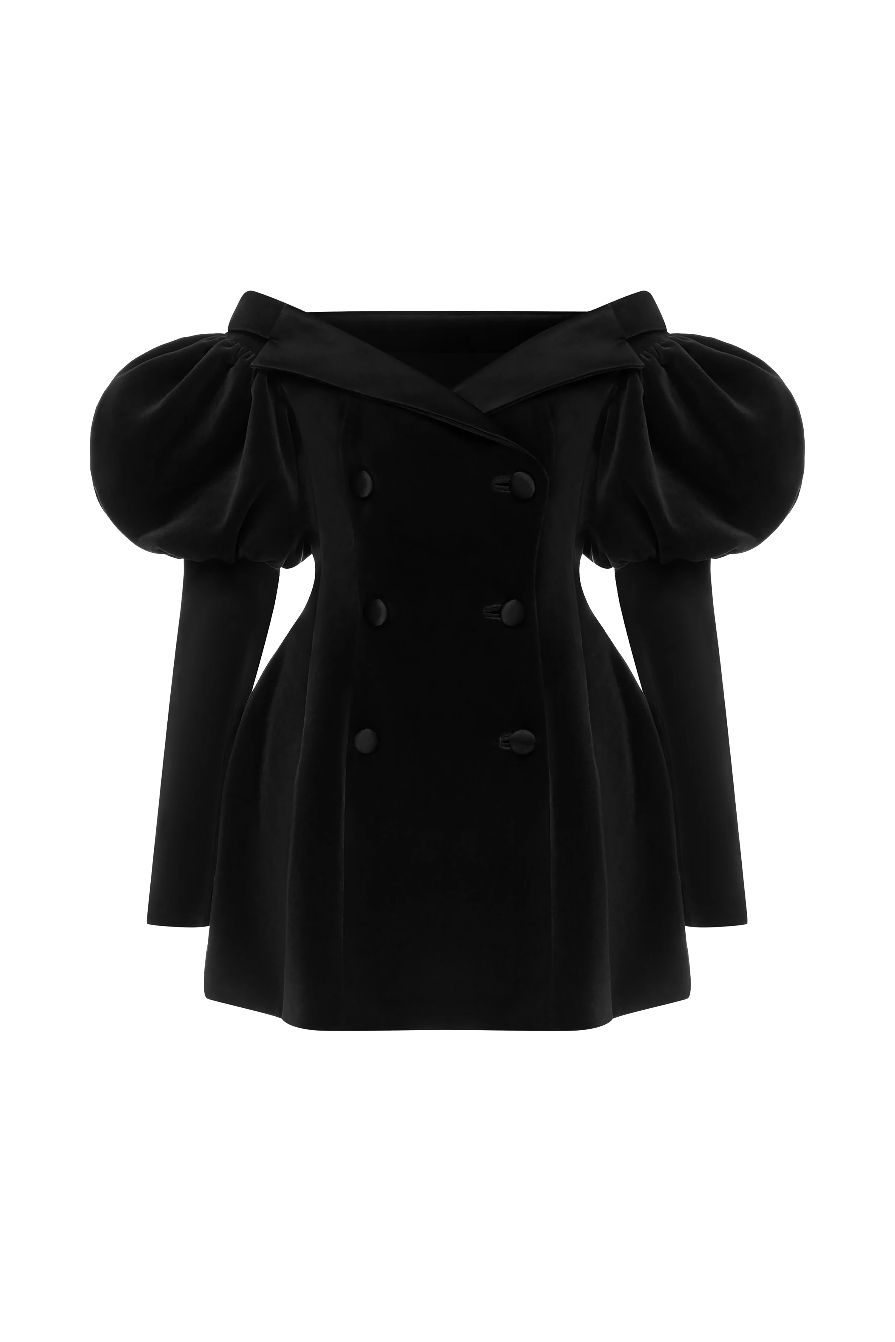 MARIANNA SENCHINA Eye Candy Mini Dress in Black & White