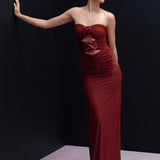 Wild Orchid strapless dress