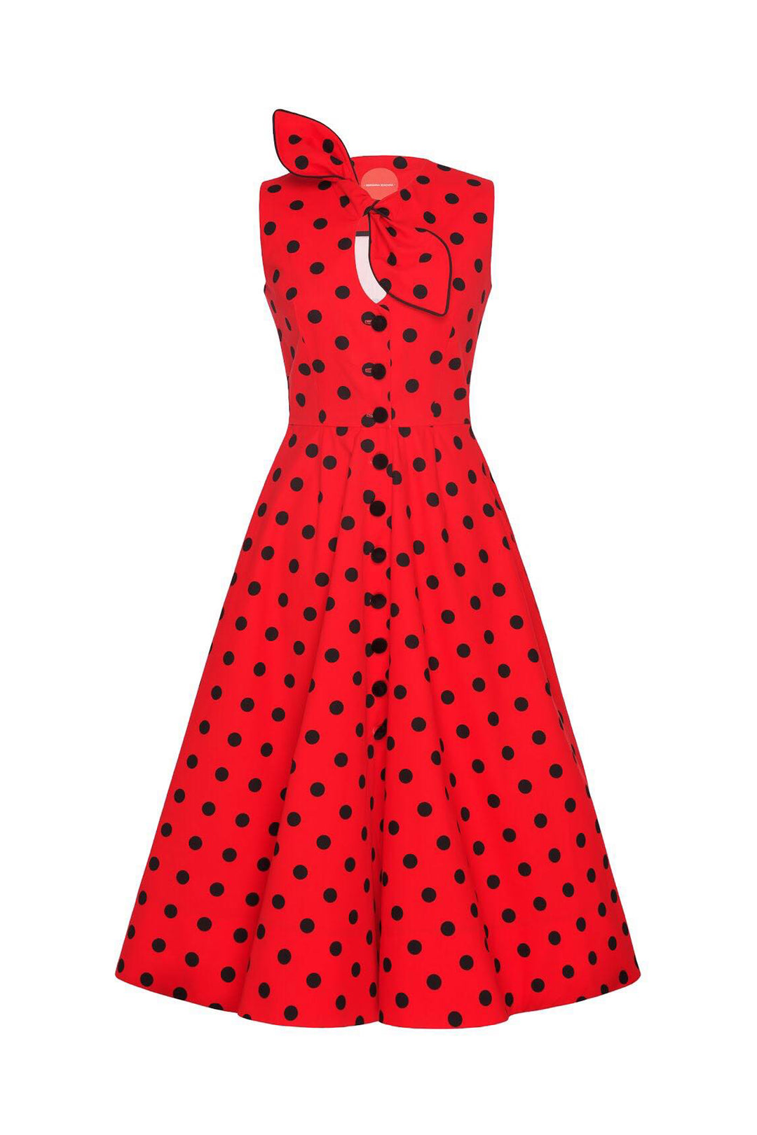 Robe dress with a bow