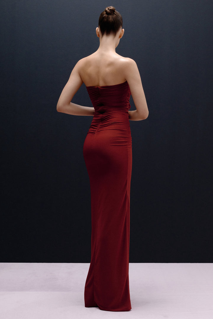 Wild Orchid strapless dress