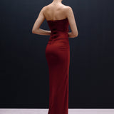 Wild Orchid strapless dress