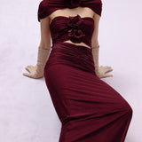 Tender maxi skirt