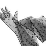 Polka dot gloves