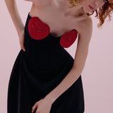 Red Crystal Heart dress