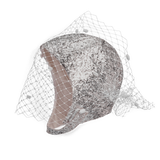 Silver glitter capor