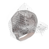 Silver glitter capor