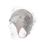 Silver glitter capor