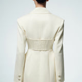 Swan jacket-dress
