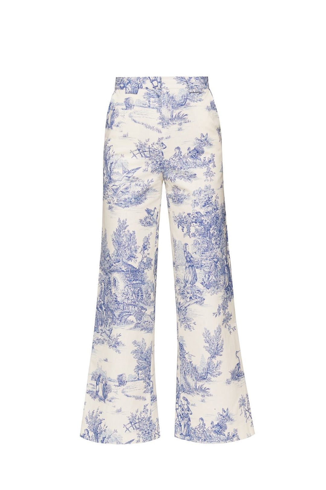 French print pants