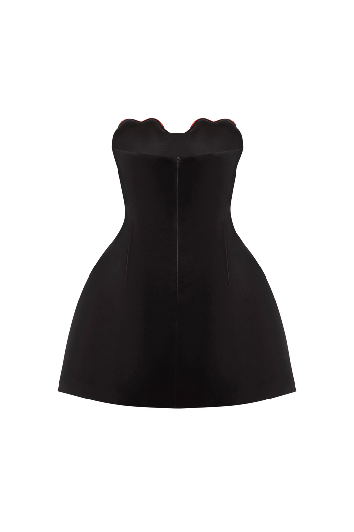Red Crystal Heart dress