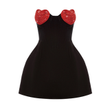 Red Crystal Heart dress