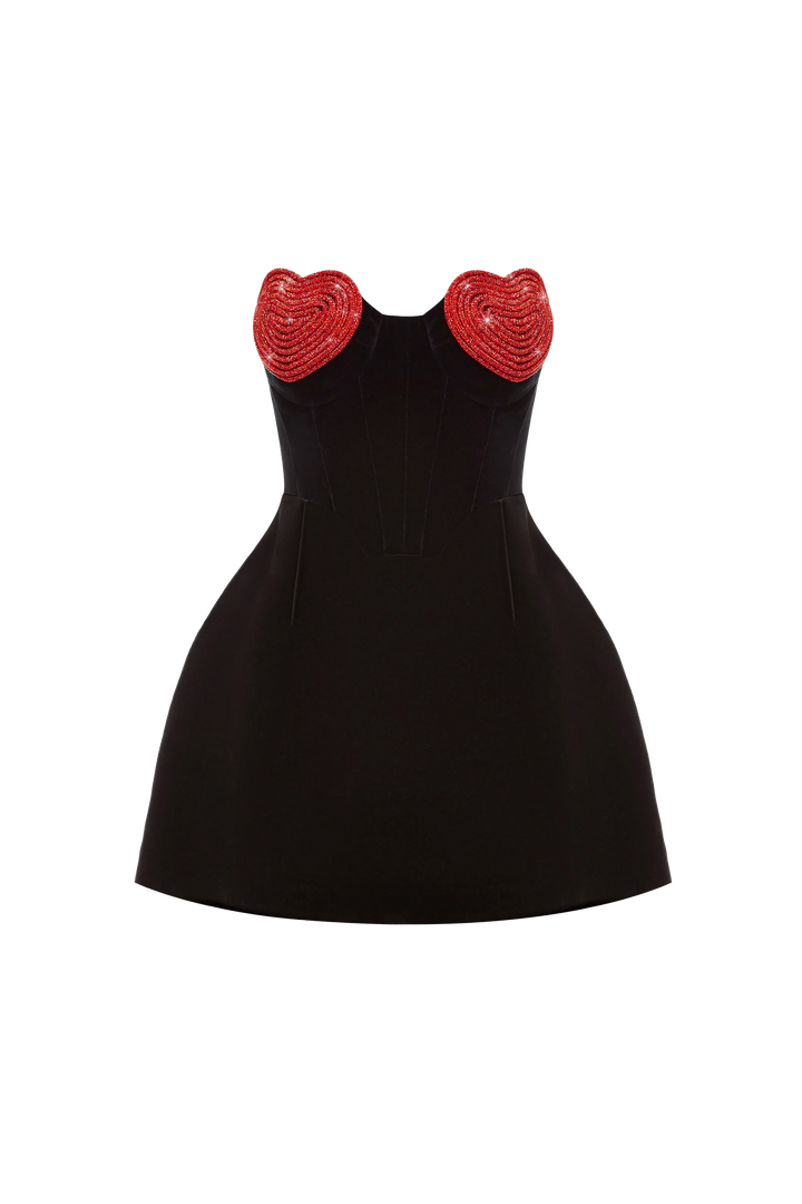Red Crystal Heart dress
