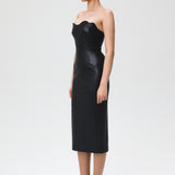 Love Lock leather dress