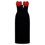 Mermaid velvet dress