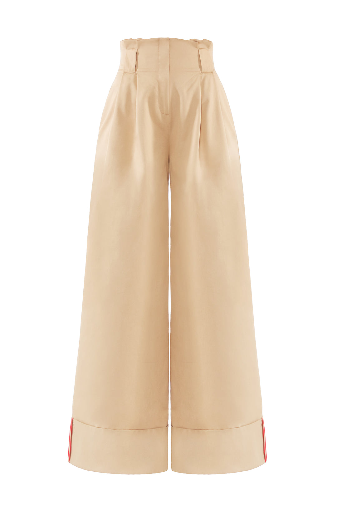 High waist wide leg pants