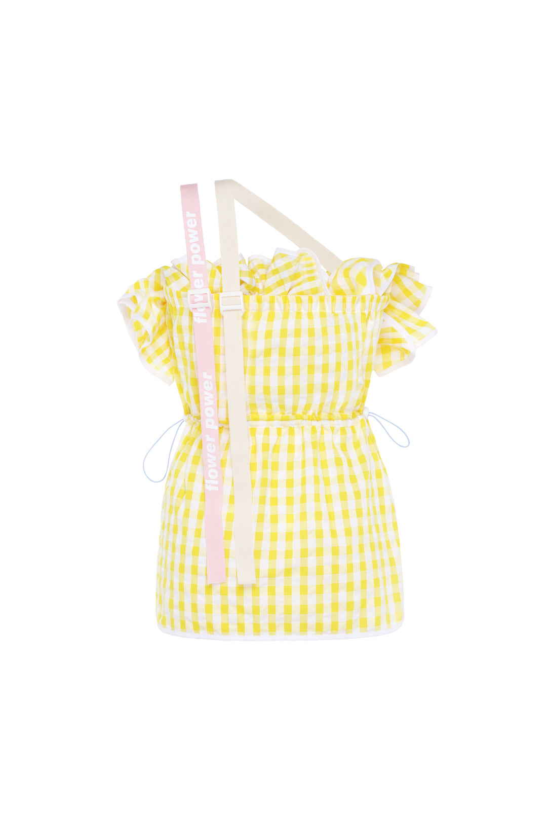 Top with ruffled basque
