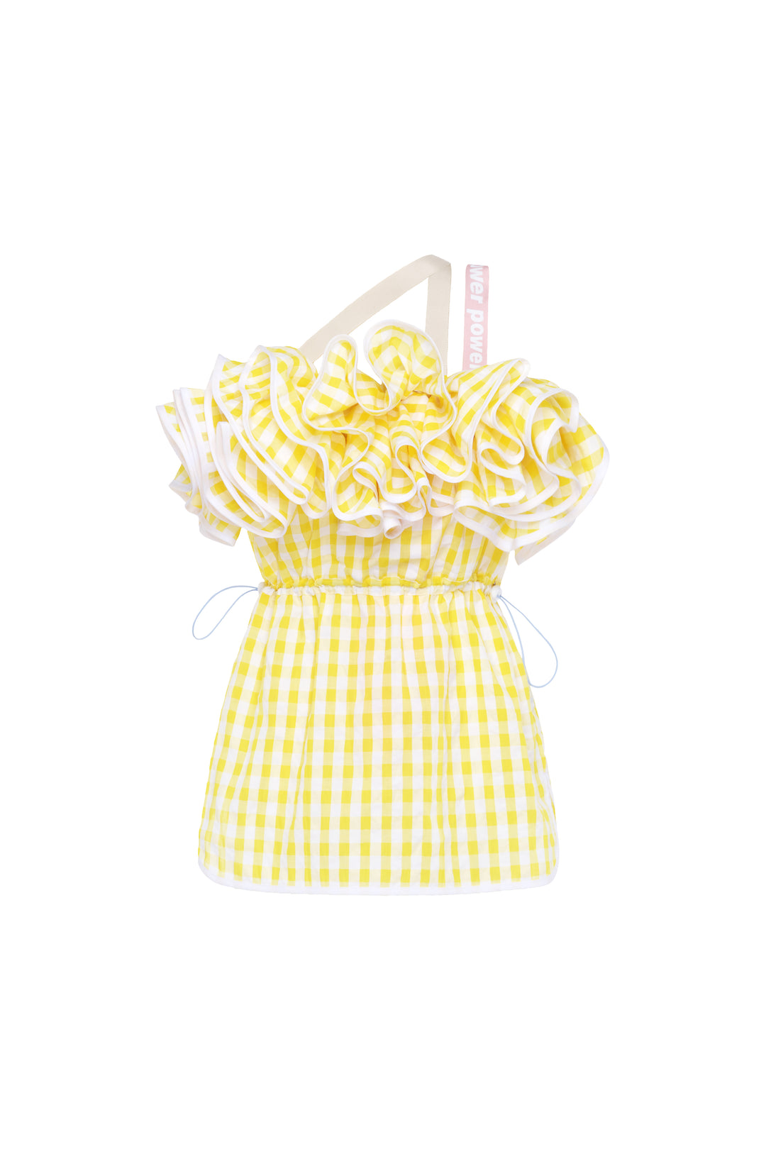 Top with ruffled basque