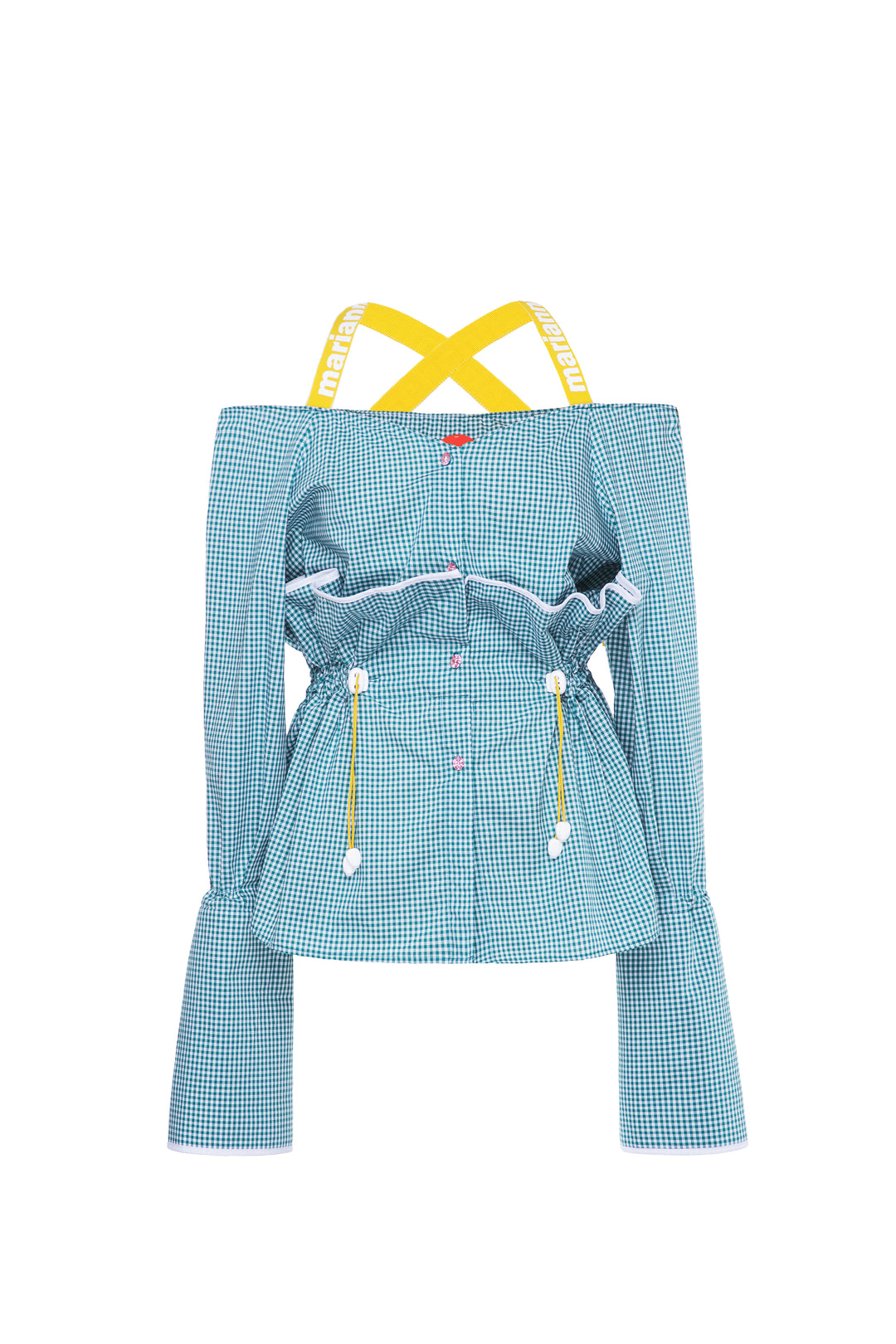 Open shoulders sporty top