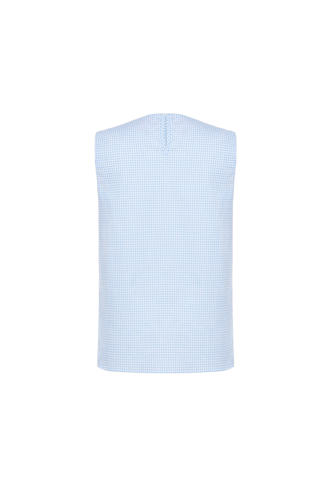 Top with ruffled flower