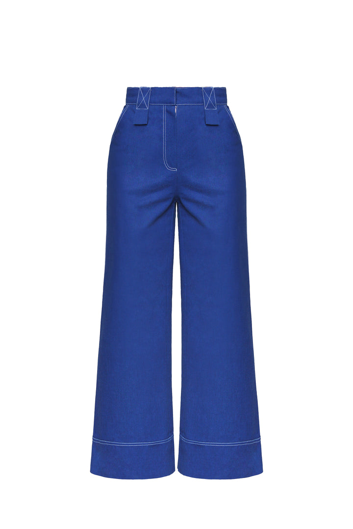 Dark blue jeans