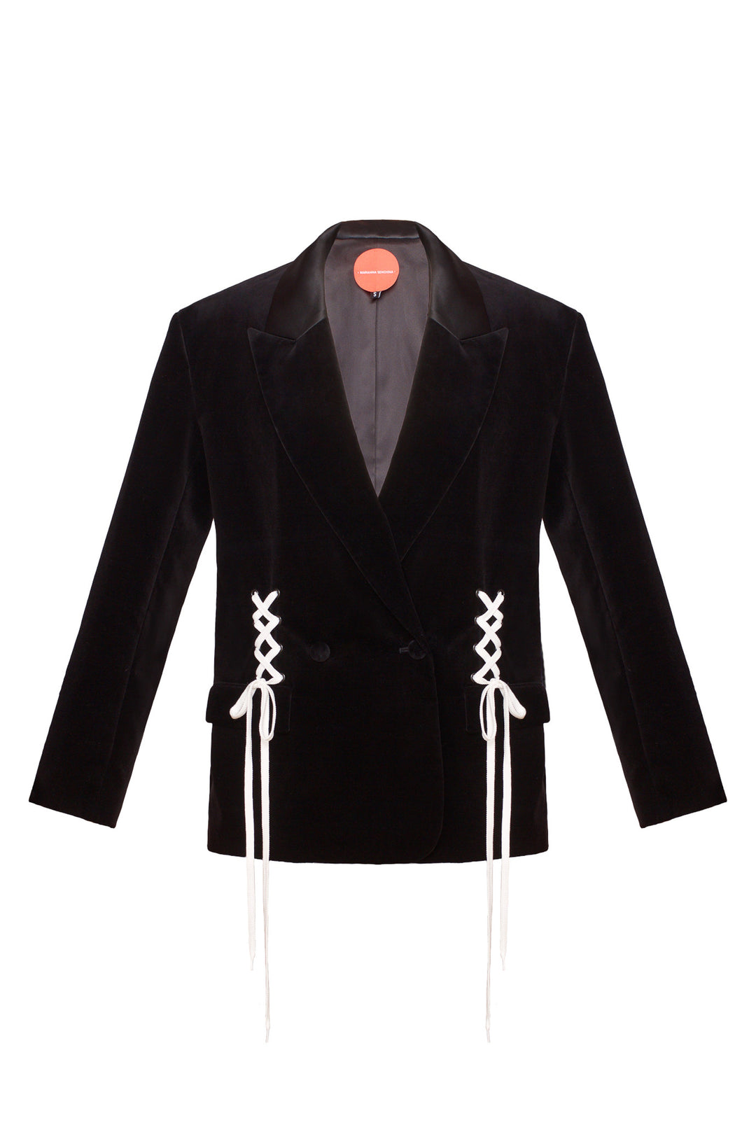 Velvet oversize boyfriend jacket