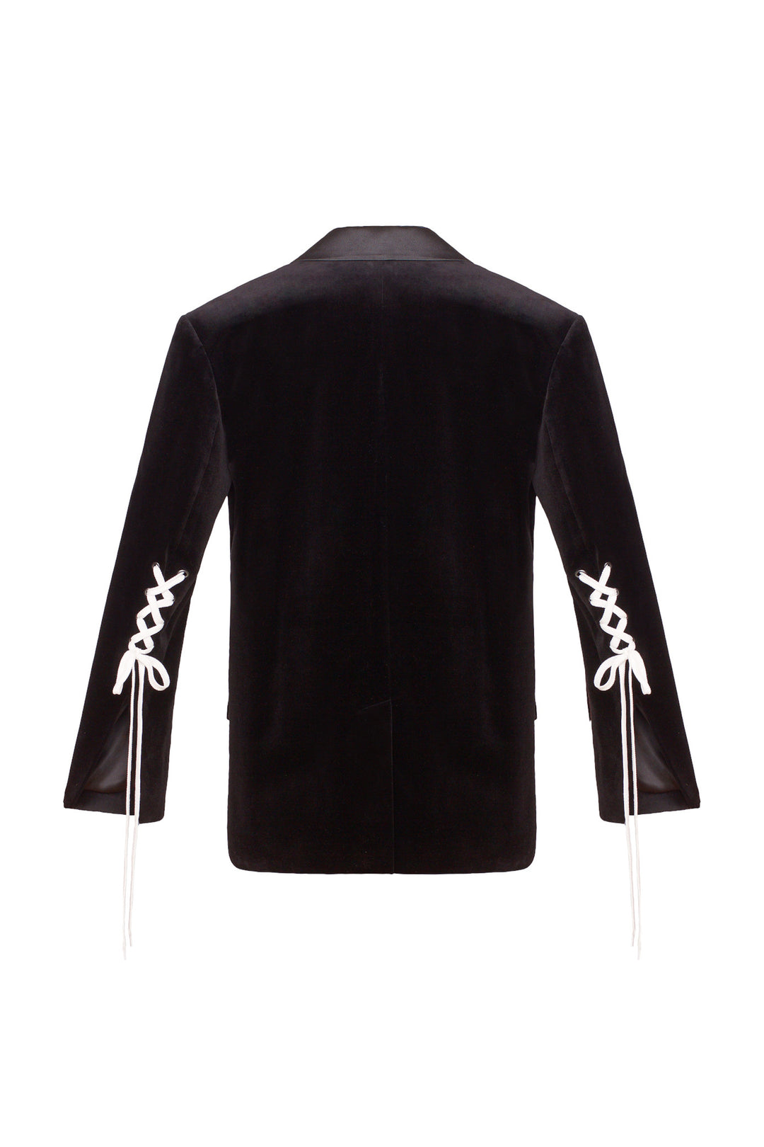 Velvet oversize boyfriend jacket