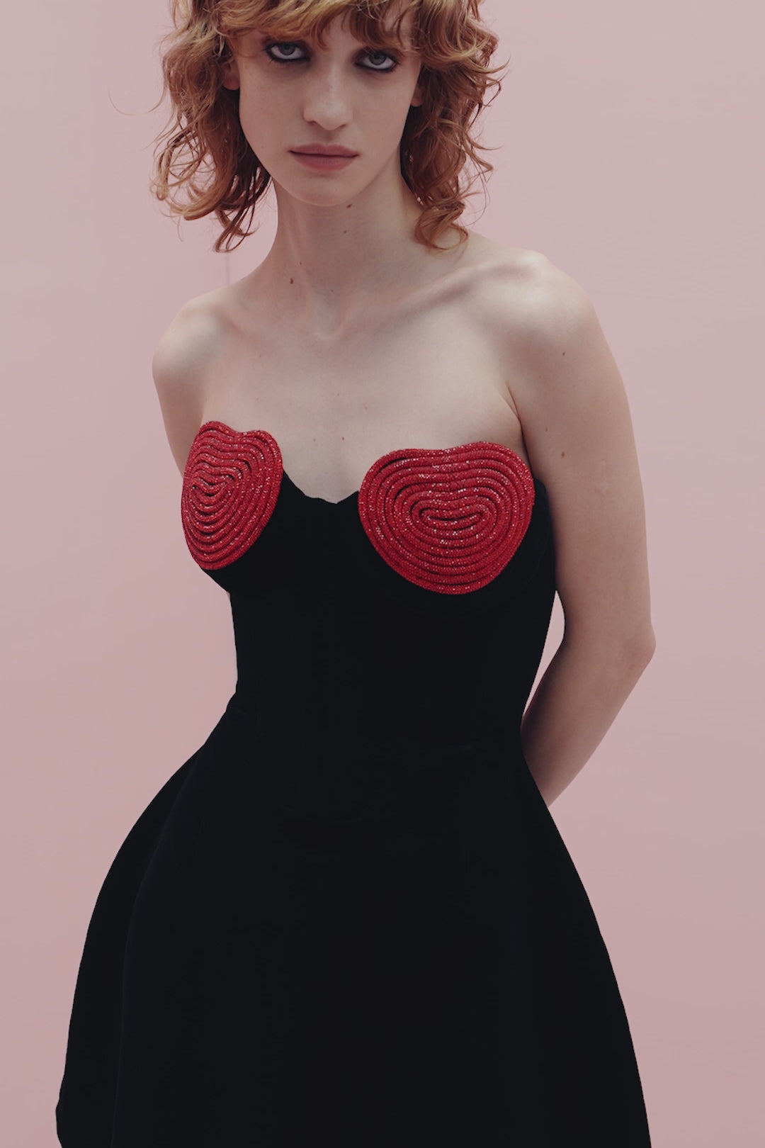 Red Crystal Heart dress