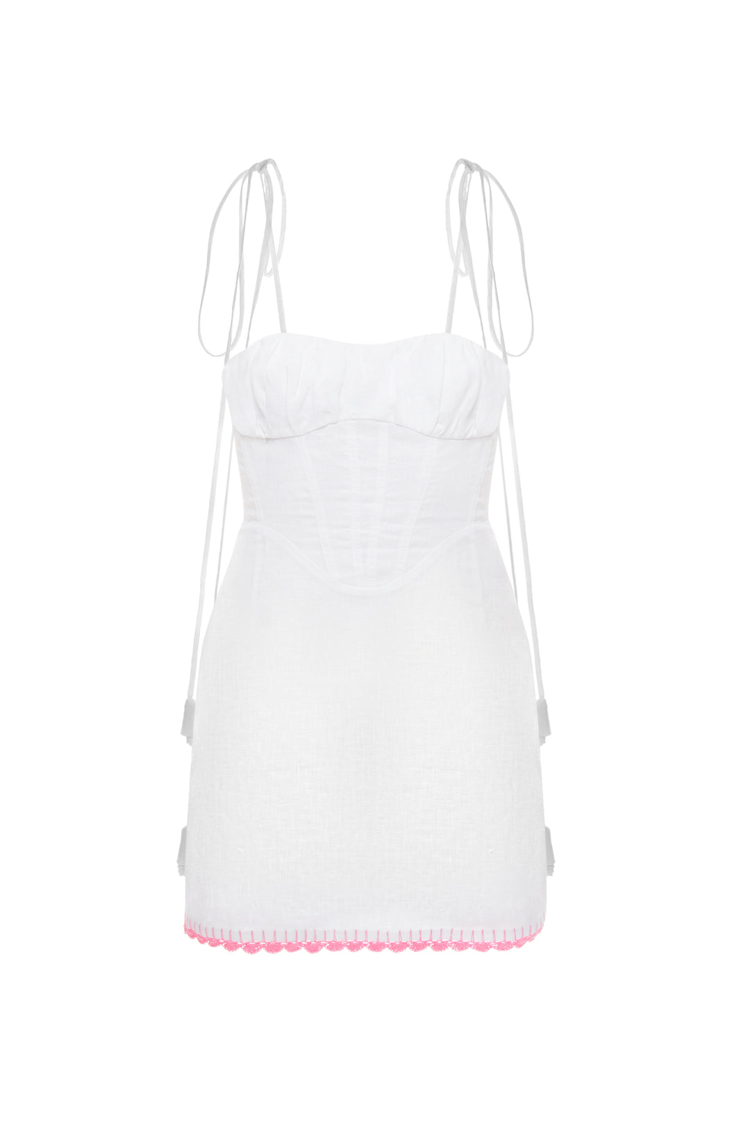 Crochet-trimmed Sophia dress