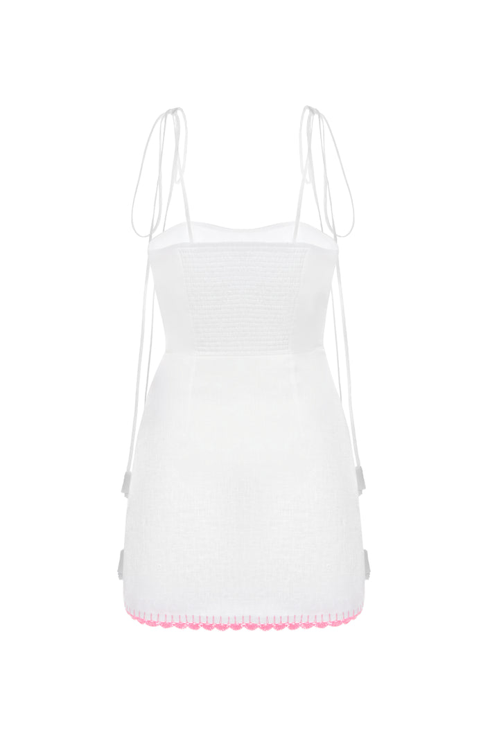 Crochet-trimmed Sophia dress
