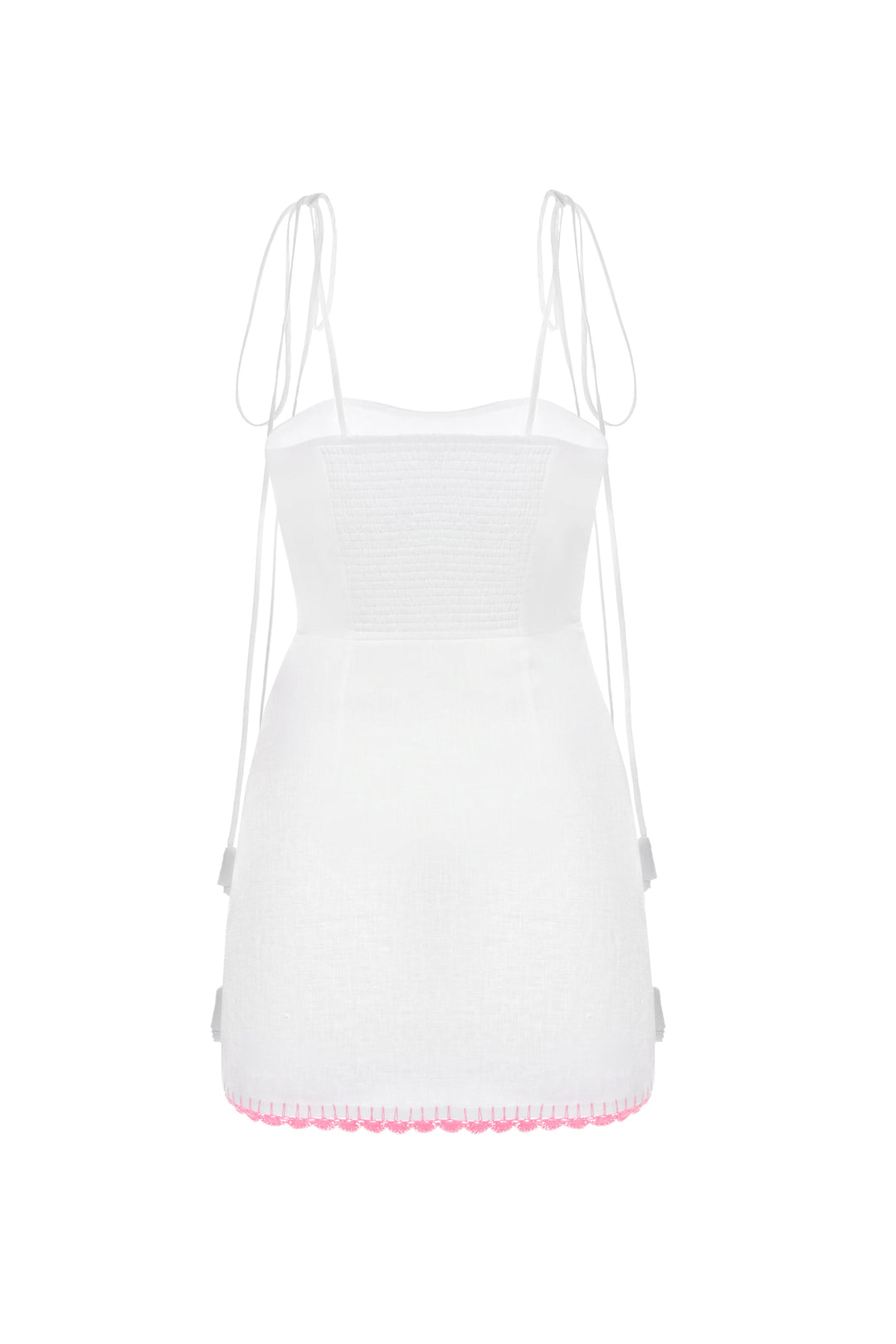 Crochet-trimmed Sophia dress