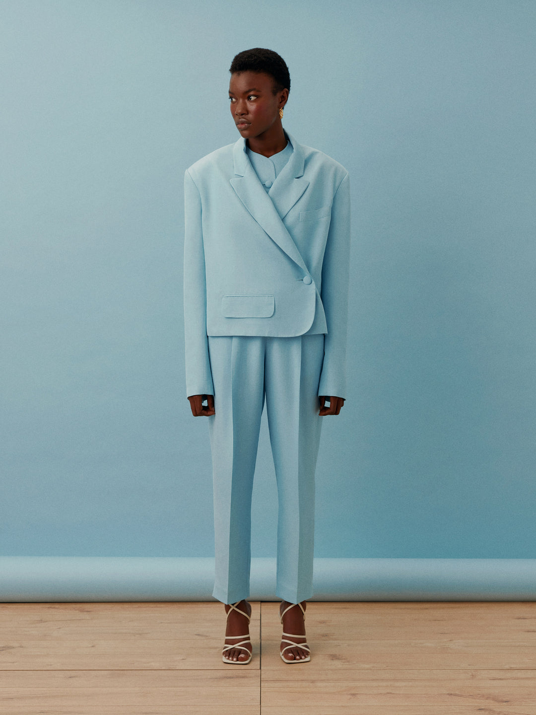 Turquoise banana pants
