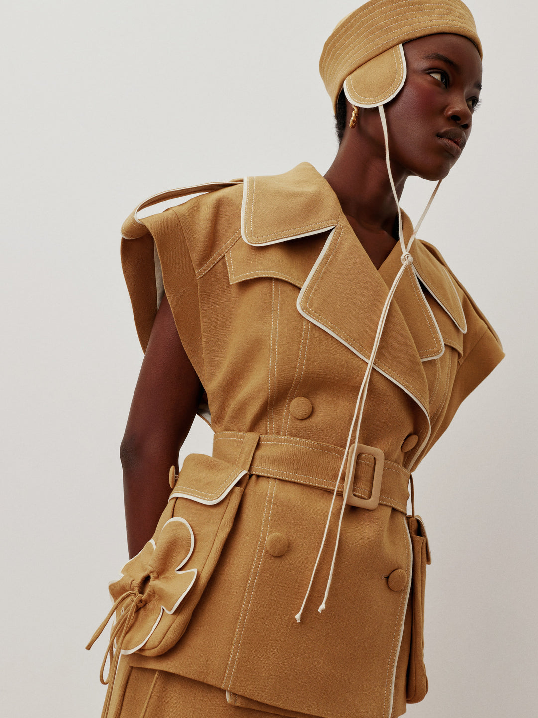 Safari cape-vest