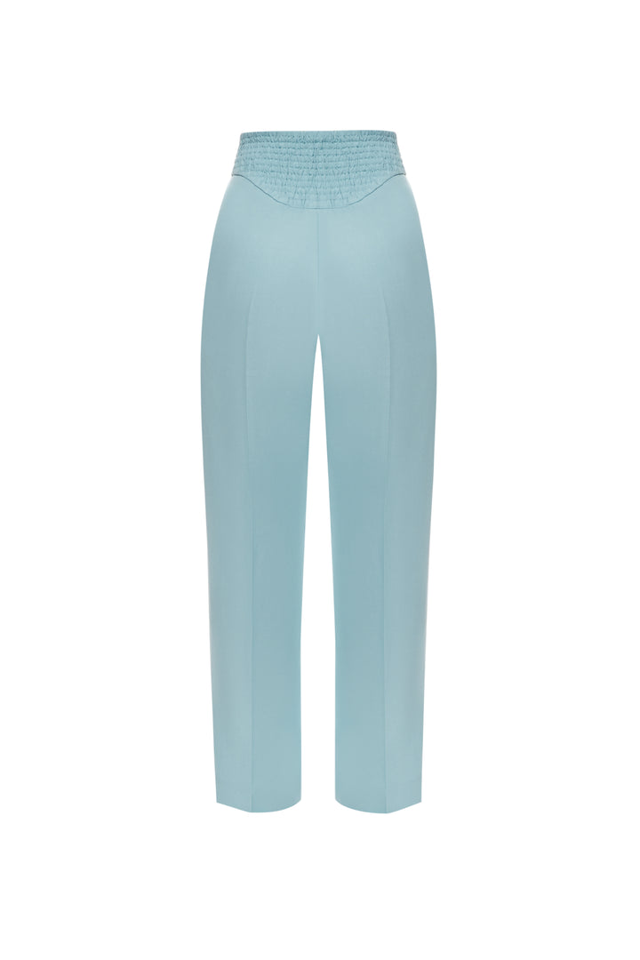 Turquoise banana pants
