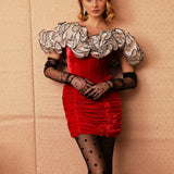 Polka dot gloves