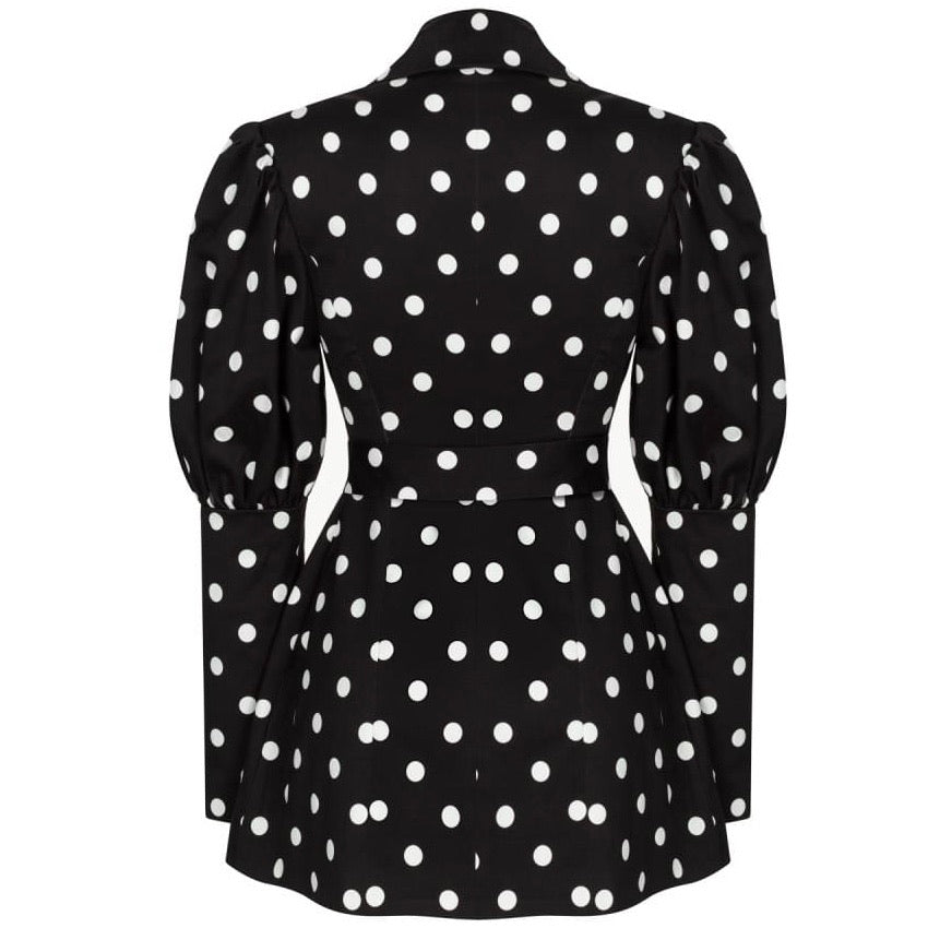 Signature polka dot  jacket-dress